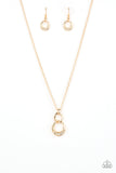 Rockefeller Royal - Gold Necklace - Paparazzi Accessories