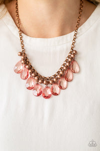 Fashionista Flair - Copper Necklace - Paparazzi Accessories