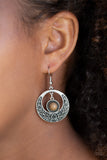 Wandering Waikiki - Brown Earrings - Paparazzi Accessories