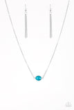 Fashionably Fantabulous - Blue Necklace - Paparazzi Accessories