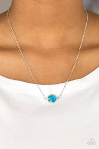 Fashionably Fantabulous - Blue Necklace - Paparazzi Accessories