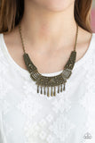 STEER It Up - Brass Necklace - Paparazzi Accessories