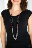 Pleasant Promenade - Purple Necklace -  Paparazzi Accessories