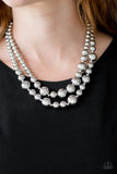 I Double Dare You - Silver Necklace - Paparazzi Accessories