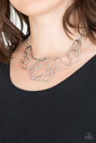 World Shattering - Silver Necklace - Paparazzi Accessories