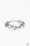 Tribal Spunk - Silver Bracelet - Paparazzi Accessories