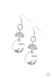 Melting Pot - Silver Earrings - Paparazzi Accessories