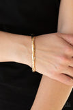 Watch Out For Ice - Gold Bracelet - Paparazzi Accessories