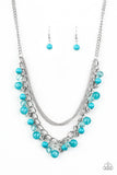 Wait and SEA - Blue Necklace - Paparazzi Accessories 