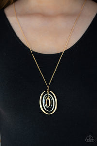 Classic Convergence - Gold Necklace - Paparazzi Accessories