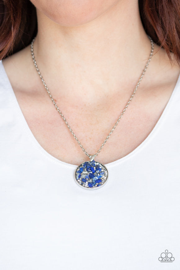 GLAM Crush Monday - Blue Necklace - Paparazzi Accessories