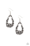 To BEDAZZLE, or Not To BEDAZZLE - Silver Earrings - Paparazzi Accessories