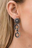 High Tech - Metallic Earrings - Paparazzi Accessories