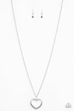 Bighearted - Silver Necklace - Paparazzi Accessor