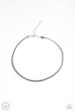 Flat Out Fierce - Silver Necklace - Paparazzi Accessories