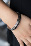 Flawless Flaunter - Black Bracelet - Paparazzi Accessories