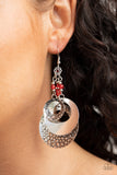 Wanderlust Garden - Red Earrings - Paparazzi Accessories