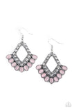 Just BEAM Happy - Pink Earrings - Paparazzi Accessories