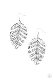 Palm Lagoon - Silver Earrings - Paparazzi Accessories