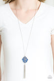 Malibu Mandala - Blue Necklace - Paparazzi Accessories