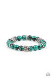 Garden Zen - Green Bracelet - Paparazzi Accessories