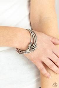 We Aim To Please - Silver Bracelets - Paparazzi Accessories