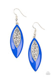 Venetian Vanity - Blue Earrings - Paparazzi Accessories