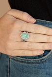 Iridescently Illuminated - Green Ring - Paparazzi Accessories