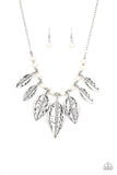 Highland Harvester - White Necklace - Paparazzi Accessories